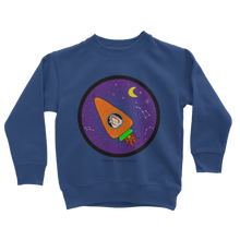 Load image into Gallery viewer, Space Rocket Pickle Piggy - Guinea Pig Kids Sweatshirt