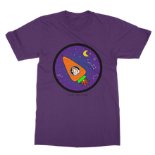 Load image into Gallery viewer, Adult Guinea Pig T-Shirt - Space Rocket