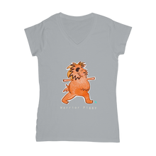 Load image into Gallery viewer, Warrior Piggy V-Neck T-Shirt