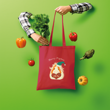 Load image into Gallery viewer, Christmas Guinea Pig Tote Bag - Elf Pig