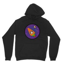 Load image into Gallery viewer, Adult Guinea Pig Hoodie - Space Rocket