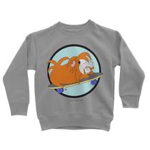 Load image into Gallery viewer, Kids Guinea Pig Sweatshirt - Skater Pig - Guinea Pig