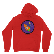 Load image into Gallery viewer, Adult Guinea Pig Hoodie - Space Rocket