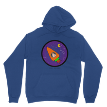 Load image into Gallery viewer, Adult Guinea Pig Hoodie - Space Rocket