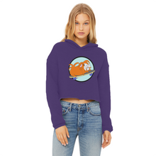 Load image into Gallery viewer, Teen Cropped Hoodie - Skater Pig - Guinea Pig