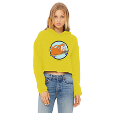 Load image into Gallery viewer, Teen Cropped Hoodie - Skater Pig - Guinea Pig