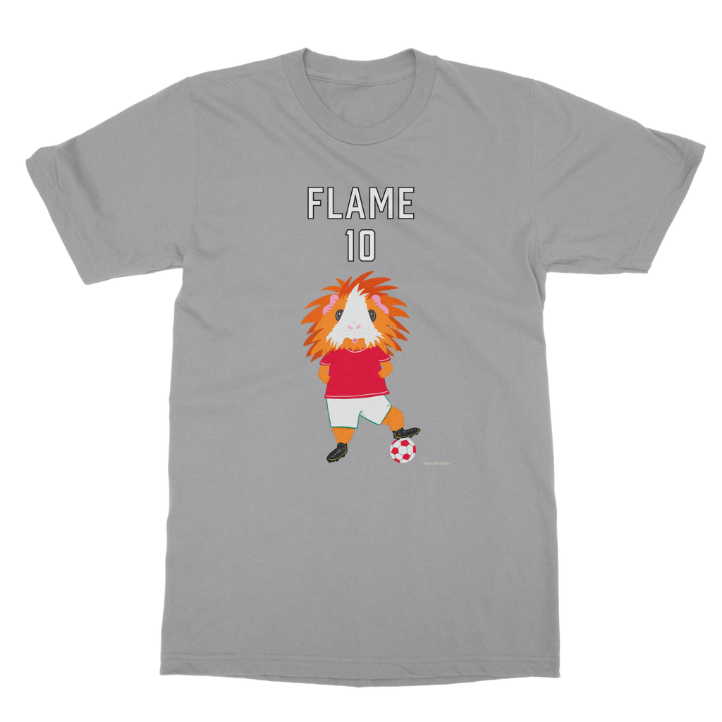 Adult Guinea Pig T-Shirt  - Flame the Footballer