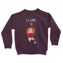 Load image into Gallery viewer, Kids Guinea Pig Sweatshirt - Flame the Footballer
