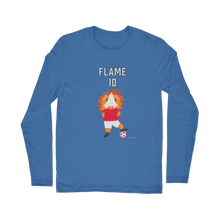 Load image into Gallery viewer, Adult Guinea Pig Long Sleeve T-Shirt - Flame the Footballer
