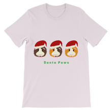 Load image into Gallery viewer, Kids Guinea Pig T-Shirt - Santa Paws
