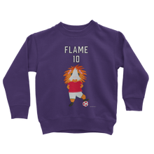 Load image into Gallery viewer, Kids Guinea Pig Sweatshirt - Flame the Footballer
