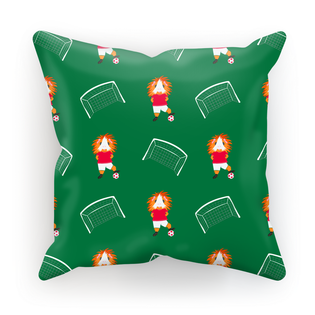 Cushion Cover Guinea Pig - Flame the Footballer