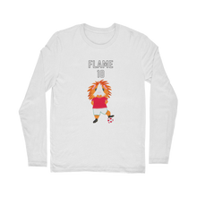 Load image into Gallery viewer, Adult Guinea Pig Long Sleeve T-Shirt - Flame the Footballer
