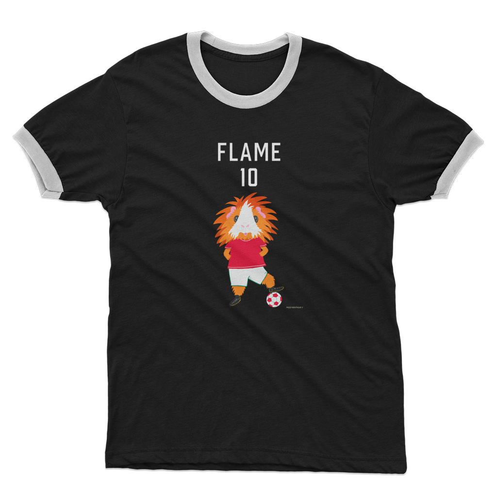 Adult Guinea Pig T-Shirt - Flame the Footballer