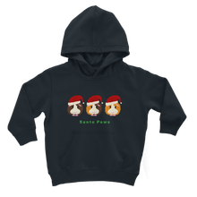Load image into Gallery viewer, Kids Guinea Pig Hoodie - Santa Paws

