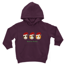 Load image into Gallery viewer, Kids Guinea Pig Hoodie - Santa Paws
