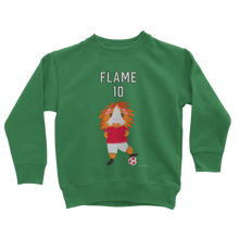 Load image into Gallery viewer, Kids Guinea Pig Sweatshirt - Flame the Footballer
