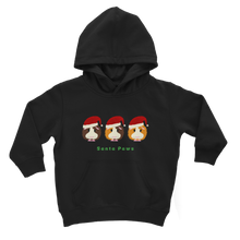 Load image into Gallery viewer, Kids Guinea Pig Hoodie - Santa Paws

