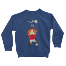 Load image into Gallery viewer, Kids Guinea Pig Sweatshirt - Flame the Footballer
