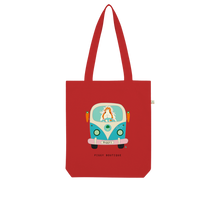 Load image into Gallery viewer, Guinea Pig - Tote Bag Organic - Pickle Piggy Campervan
