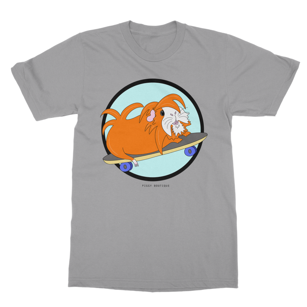Adult Guinea Pig T-Shirt - Skater Pig