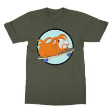 Load image into Gallery viewer, Adult Guinea Pig T-Shirt - Skater Pig
