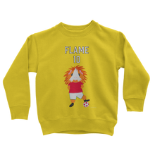 Load image into Gallery viewer, Kids Guinea Pig Sweatshirt - Flame the Footballer
