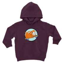 Load image into Gallery viewer, Kids Guinea Pig Hoodie - Skater Pig
