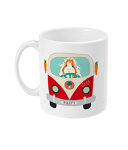 Load image into Gallery viewer, Mug (Ceramic) - Pickle Piggy Guinea Pig Campervan
