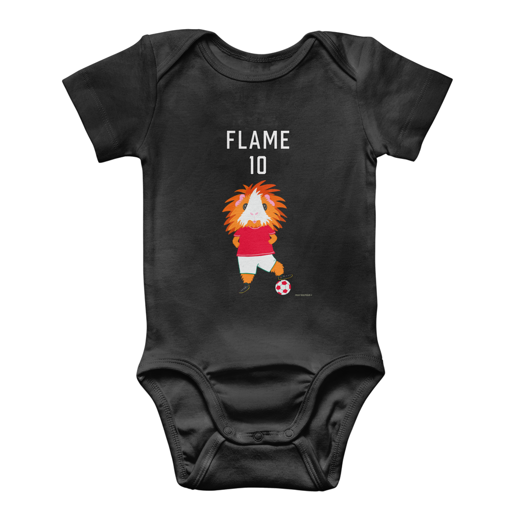 Baby Guinea Pig Onesie - Flame the Footballer