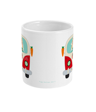 Load image into Gallery viewer, Mug (Ceramic) - Pickle Piggy Guinea Pig Campervan
