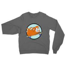 Load image into Gallery viewer, Adult Guinea Pig Sweatshirt - Skater Pig
