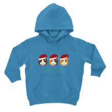 Load image into Gallery viewer, Kids Guinea Pig Hoodie - Santa Paws
