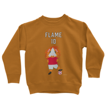 Load image into Gallery viewer, Kids Guinea Pig Sweatshirt - Flame the Footballer
