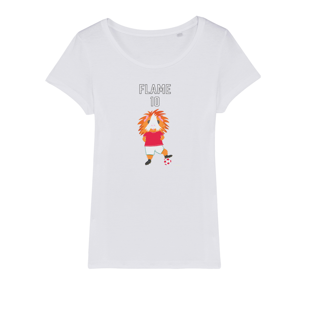 Adult Guinea Pig T-Shirt Organic - Flame the Footballer