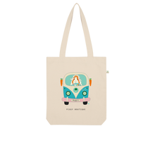 Load image into Gallery viewer, Guinea Pig - Tote Bag Organic - Pickle Piggy Campervan

