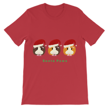 Load image into Gallery viewer, Kids Guinea Pig T-Shirt - Santa Paws
