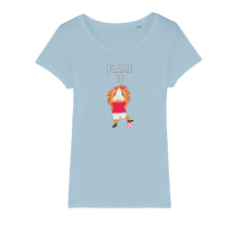 Load image into Gallery viewer, Adult Guinea Pig T-Shirt Organic - Flame the Footballer
