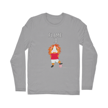 Load image into Gallery viewer, Adult Guinea Pig Long Sleeve T-Shirt - Flame the Footballer
