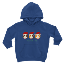 Load image into Gallery viewer, Kids Guinea Pig Hoodie - Santa Paws
