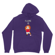 Load image into Gallery viewer, Adult Guinea Pig Hoodie - Flame the Footballer
