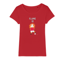 Load image into Gallery viewer, Adult Guinea Pig T-Shirt Organic - Flame the Footballer
