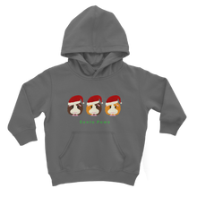 Load image into Gallery viewer, Kids Guinea Pig Hoodie - Santa Paws
