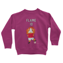 Load image into Gallery viewer, Kids Guinea Pig Sweatshirt - Flame the Footballer
