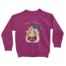 Load image into Gallery viewer, Christmas Guinea Pig Kids Sweatshirt - Elf Pig
