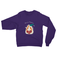 Load image into Gallery viewer, Christmas Adult Sweatshirt - Elf Pig
