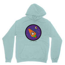 Load image into Gallery viewer, Adult Guinea Pig Hoodie - Space Rocket
