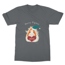 Load image into Gallery viewer, Christmas Adult Guinea Pig T-Shirt Dress - Elf Pig
