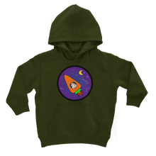 Load image into Gallery viewer, Kids Guinea Pig Hoodie - Space Rocket
