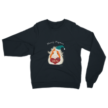 Load image into Gallery viewer, Christmas Adult Sweatshirt - Elf Pig
